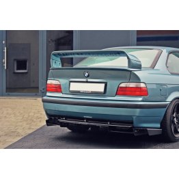 Накладка сплиттер на задний бампер на BMW M3 E36